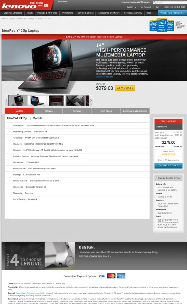 Lenovo mess up 629x1024 - Lenovo Y410p Pricing Error