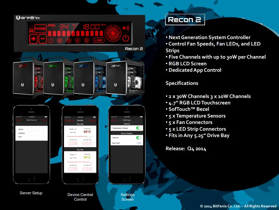 Recon 2 - Bitfenix New Releases (Part 3 Aegis and Recon 2)