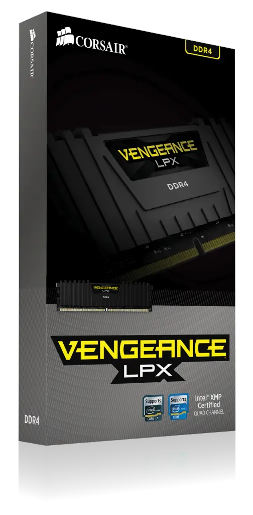 Corsair Vengeance LPX and Dominator DDR4 30 3D BOX_VENGEANCE_LPX_DDR4_black