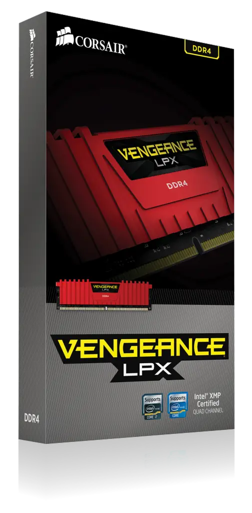 Corsair Vengeance LPX and Dominator DDR4 10 3D BOX_VENGEANCE_LPX_DDR4_red