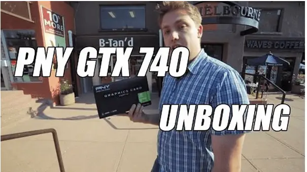 PNY GT740 1GB DDR3 Verto Unboxing