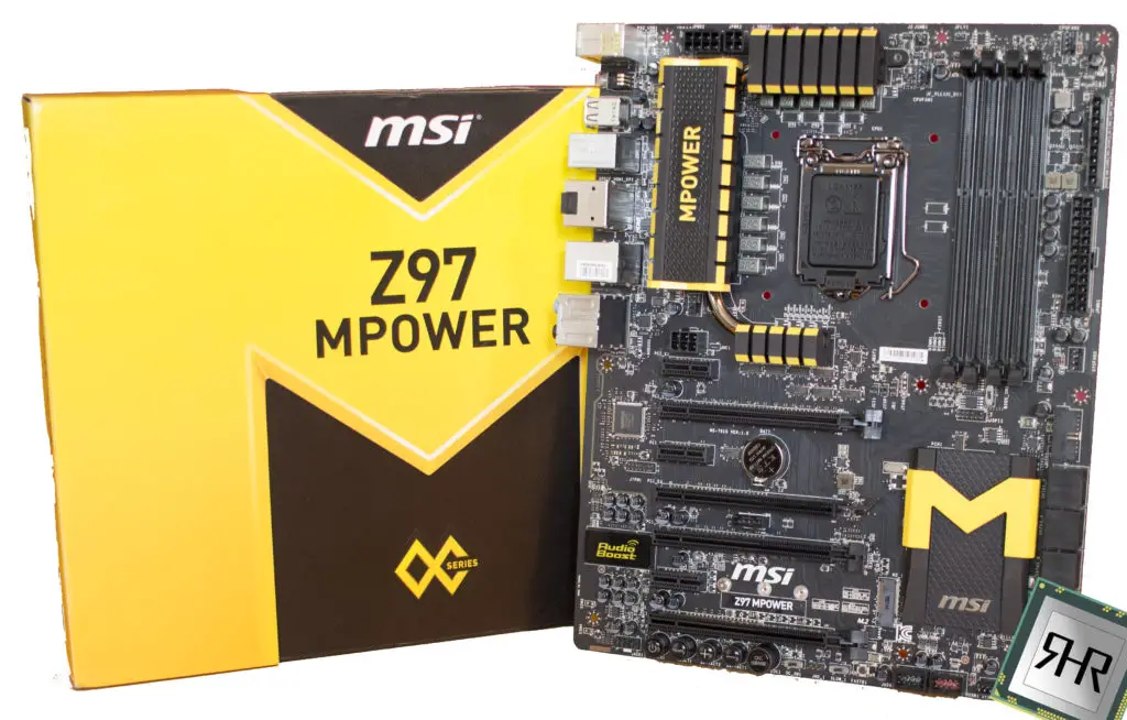 board and box 1024x654 - MSI Z97 MPOWER Unboxing