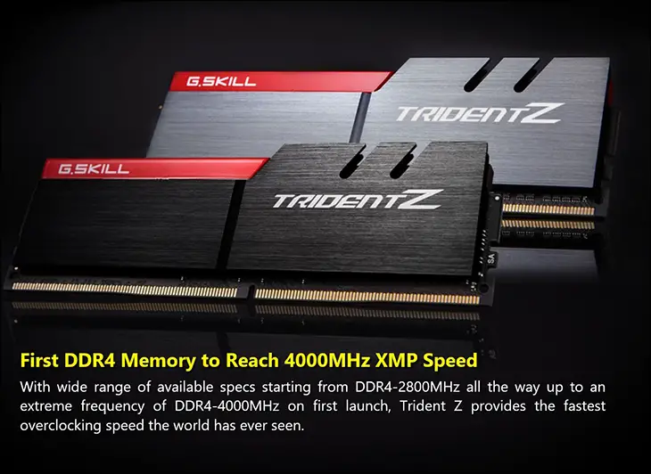 spec3 - Gskill TridentZ DDR4-3400 16GB Kit