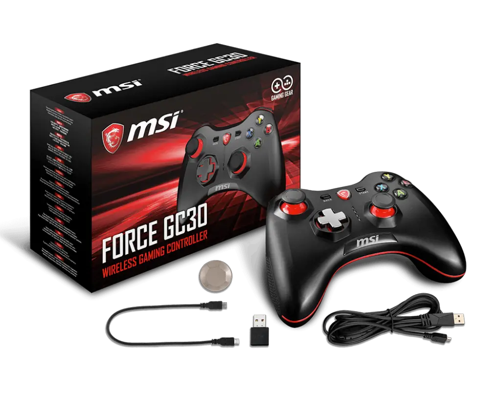 MSI Force GC30 and GC20 New Wireless and Wired Game Controllers 23