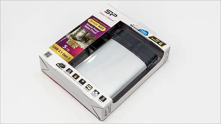 Disco Rigido Esterno Silicon Power Armor A85B | 4 TB (4000 GB) | USB 3.2 Gen 1 | Colore Nero | Resistente E Portatile