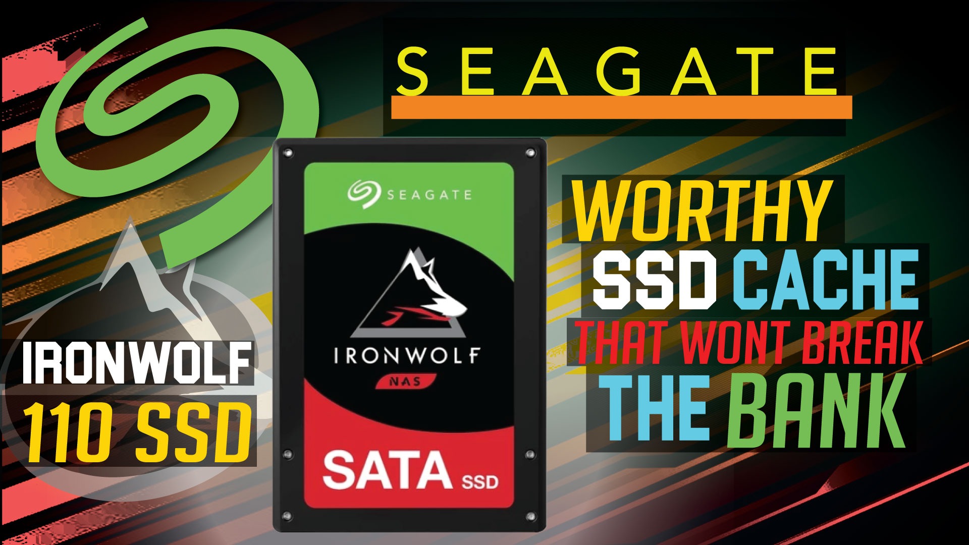 Seagate IronWolf 110 2.5-inch SSD: Up to 4TB of NAS storage