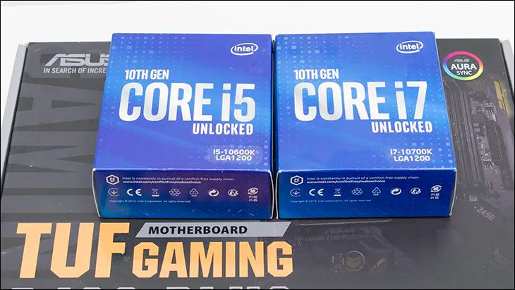 Intel Core i7-10700K and Intel Core I5-10600K Review