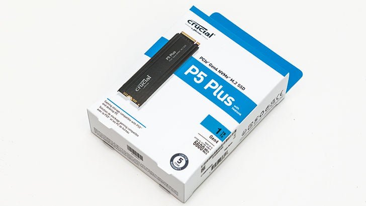 Crucial P5 Plus PCIe Gen4 NVMe M.2 SSD - 1TB