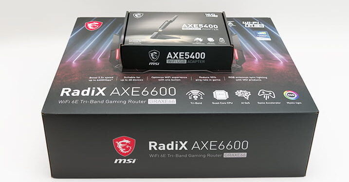 MSI Radix AXE6600 WiFi 6E Review
