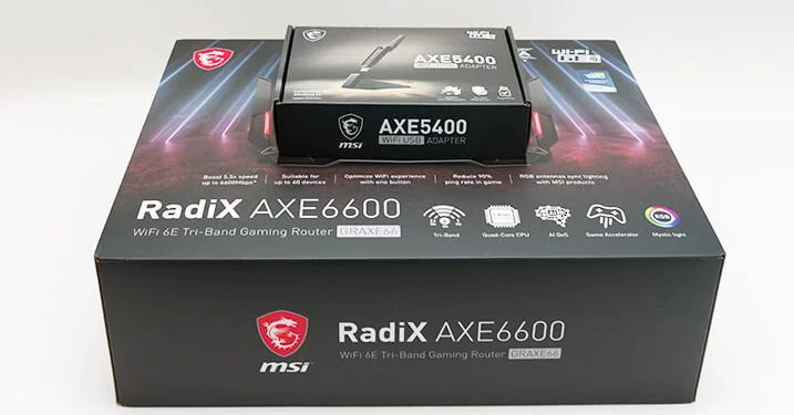 MSI Radix AXE6600 WiFi 6E Review