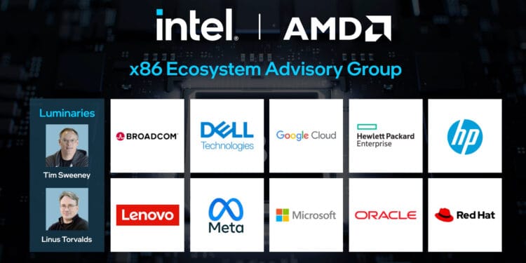 Intel and AMD Join Forces to Launch the x86 Ecosystem Advisory Group 1 Intel and AMD Join Forces to Launch the x86 Ecosystem Advisory Group