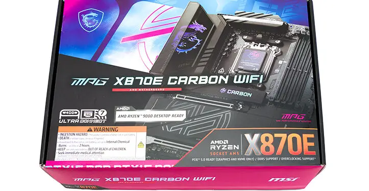 MSI MPG X870E Carbon WiFi Review